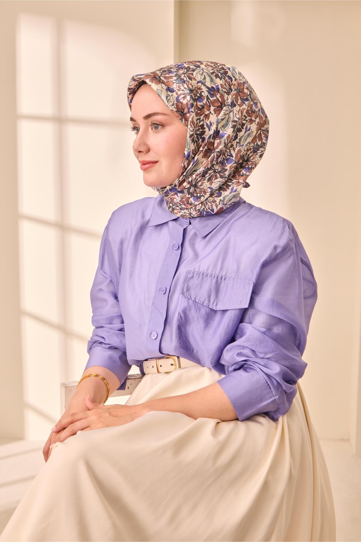 Silk Home Twill İpek Eşarp 11477-14