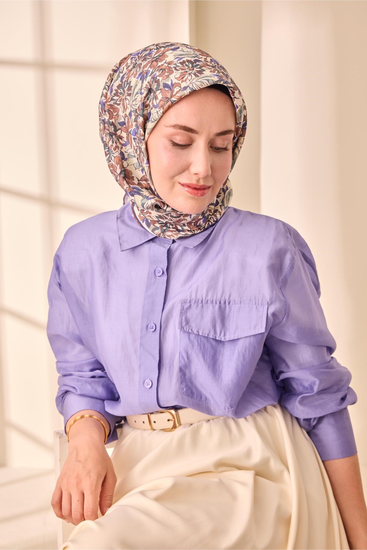 Silk Home Twill İpek Eşarp 11477-14