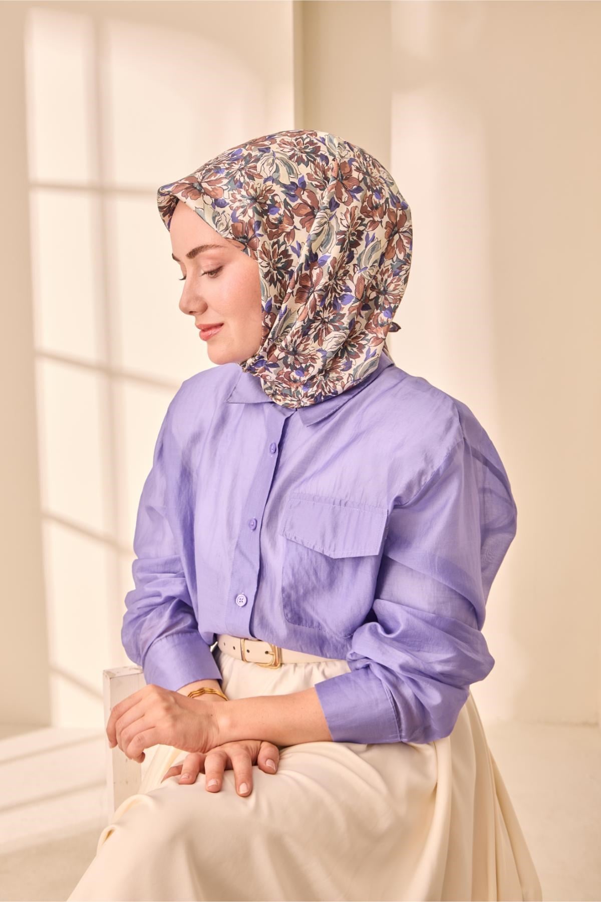 Silk Home Twill İpek Eşarp 11477-14