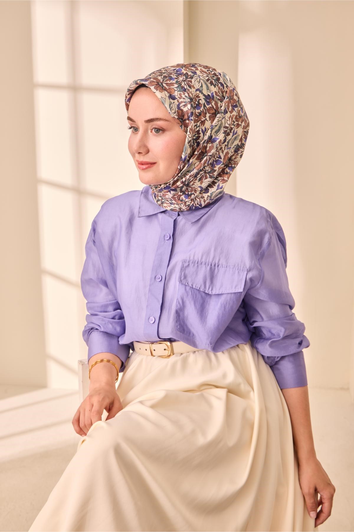 Silk Home Twill İpek Eşarp 11477-14