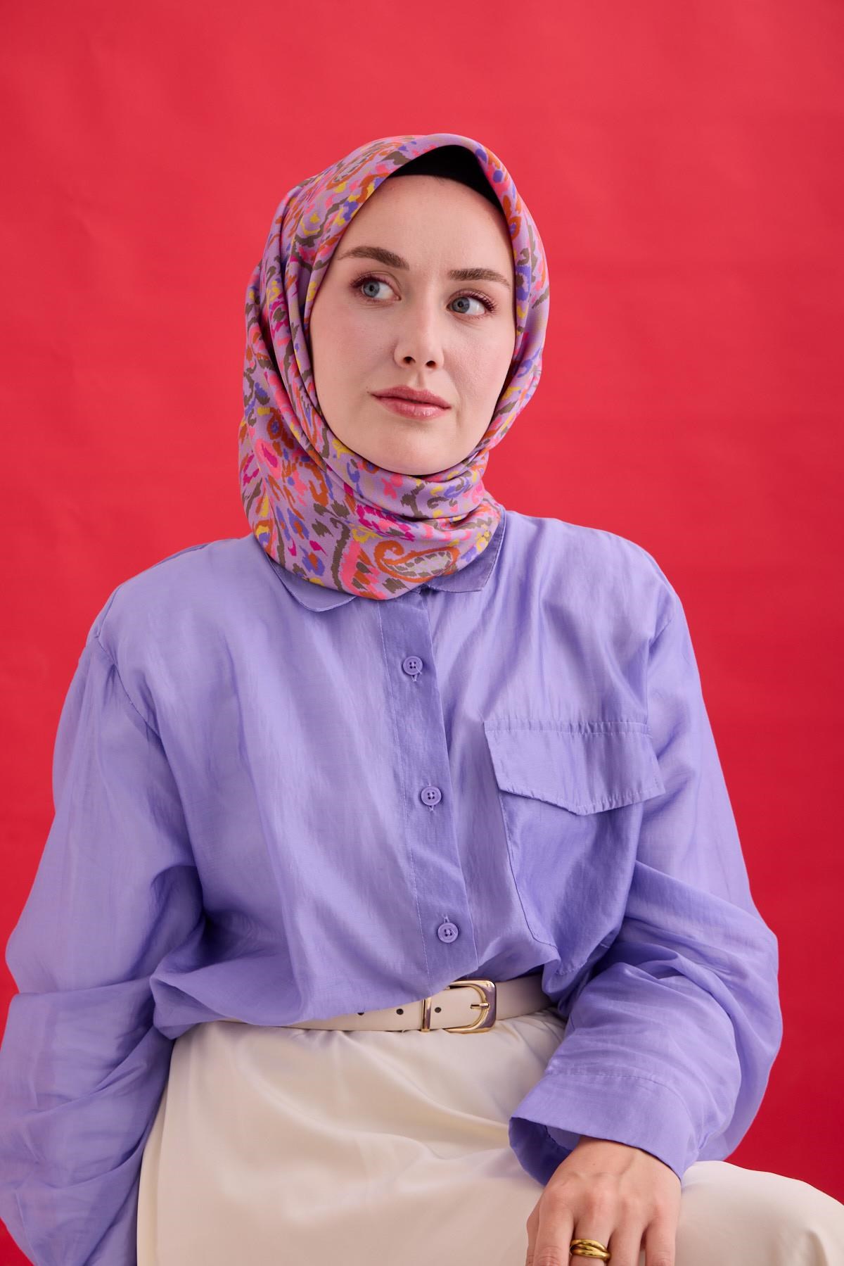Silk Home Twill İpek Eşarp 11478-42