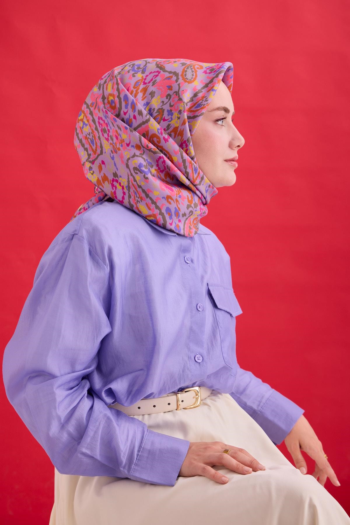 Silk Home Twill İpek Eşarp 11478-42