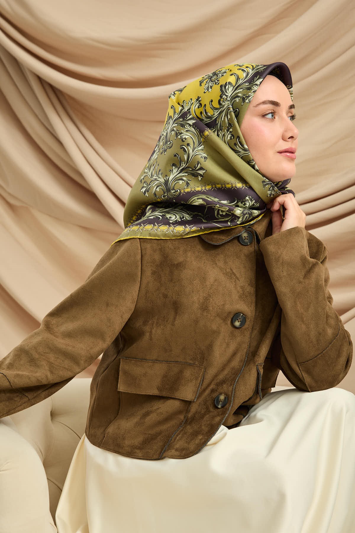 Silk Home Twill İpek Eşarp 11482-23
