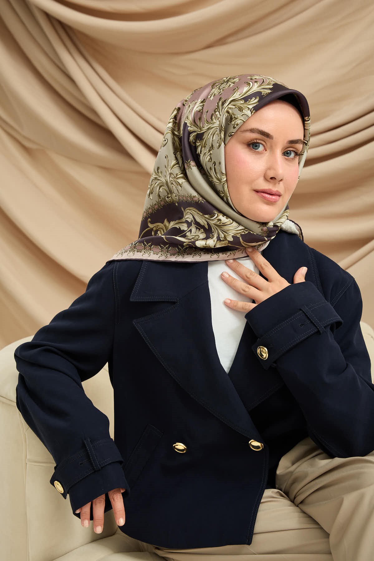 Silk Home Twill İpek Eşarp 11482-25