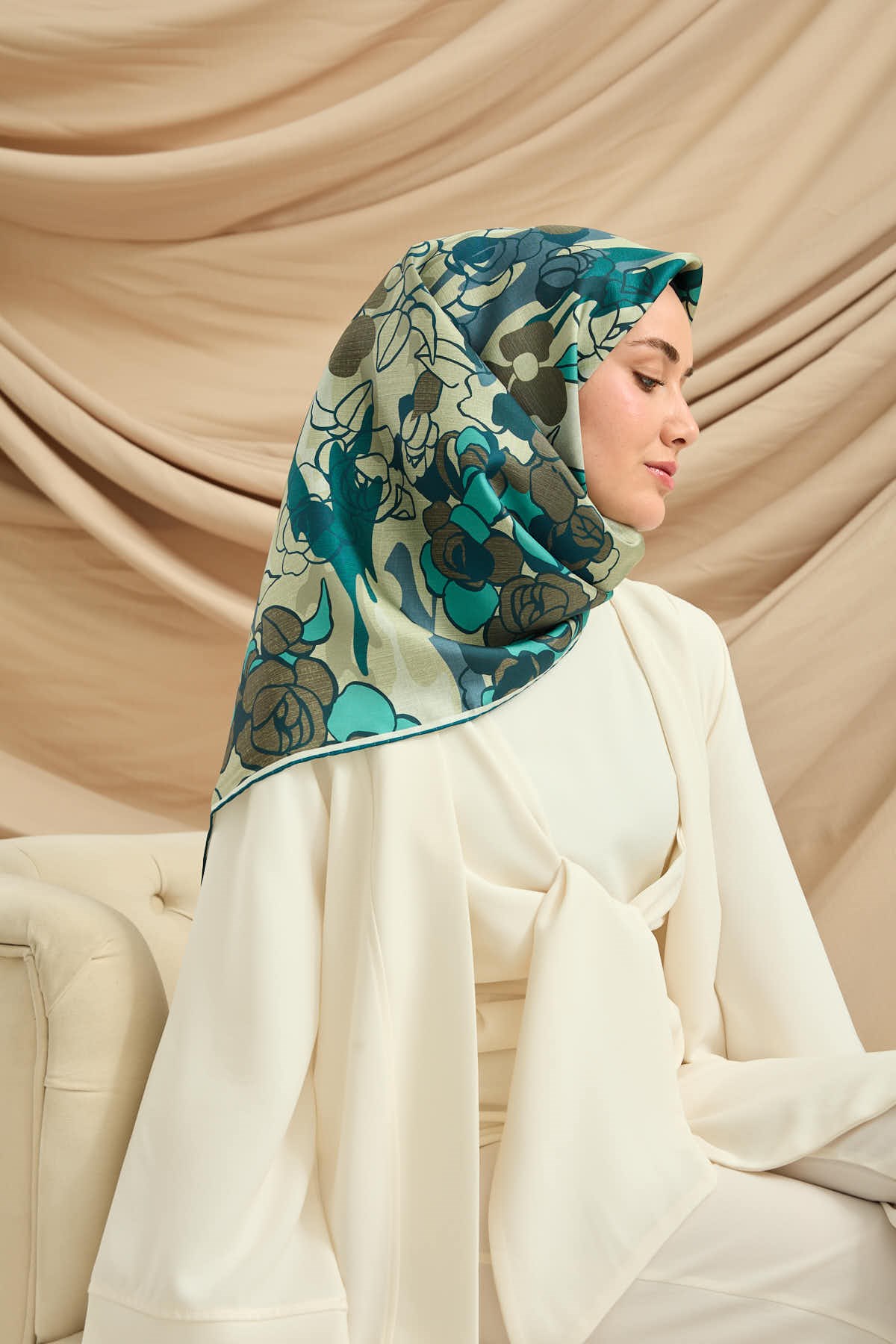 Silk Home Twill İpek Eşarp 11483-27