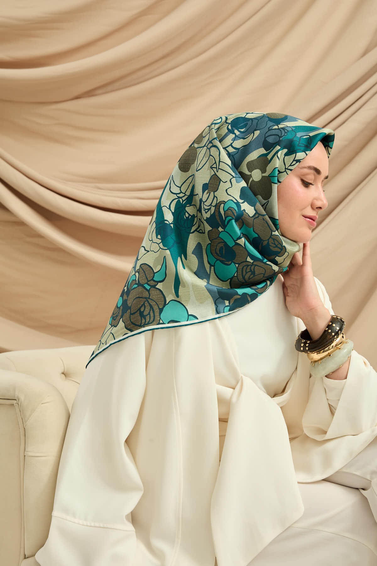 Silk Home Twill İpek Eşarp 11483-27