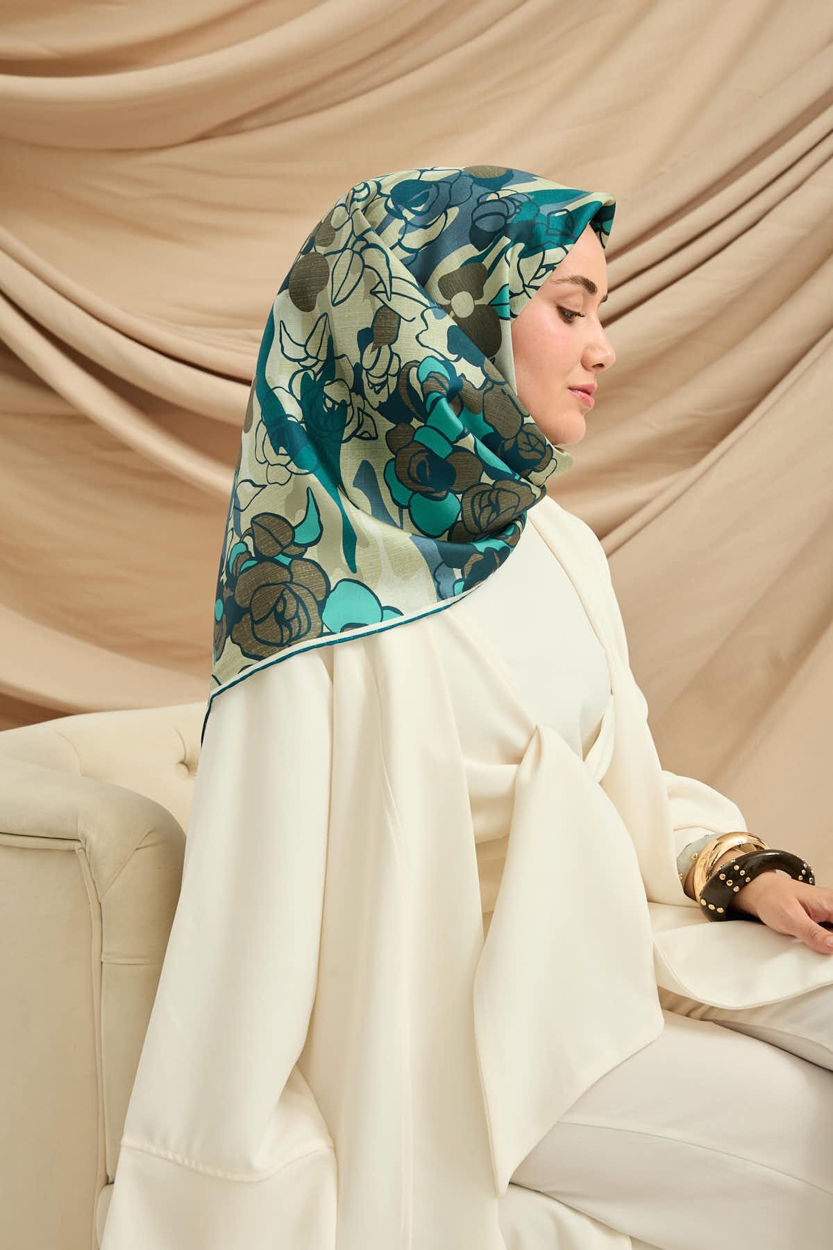 Silk Home Twill İpek Eşarp 11483-27