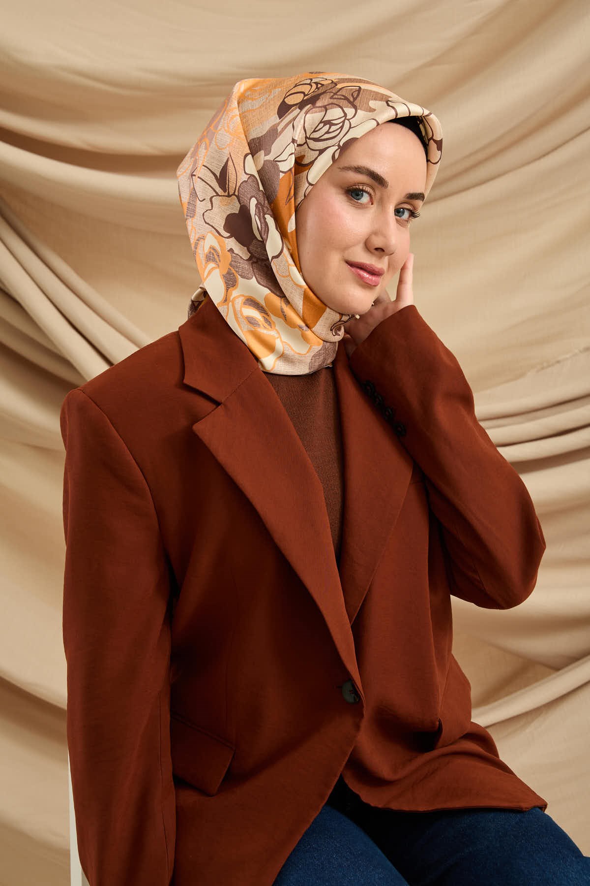 Silk Home Twill İpek Eşarp 11483-32