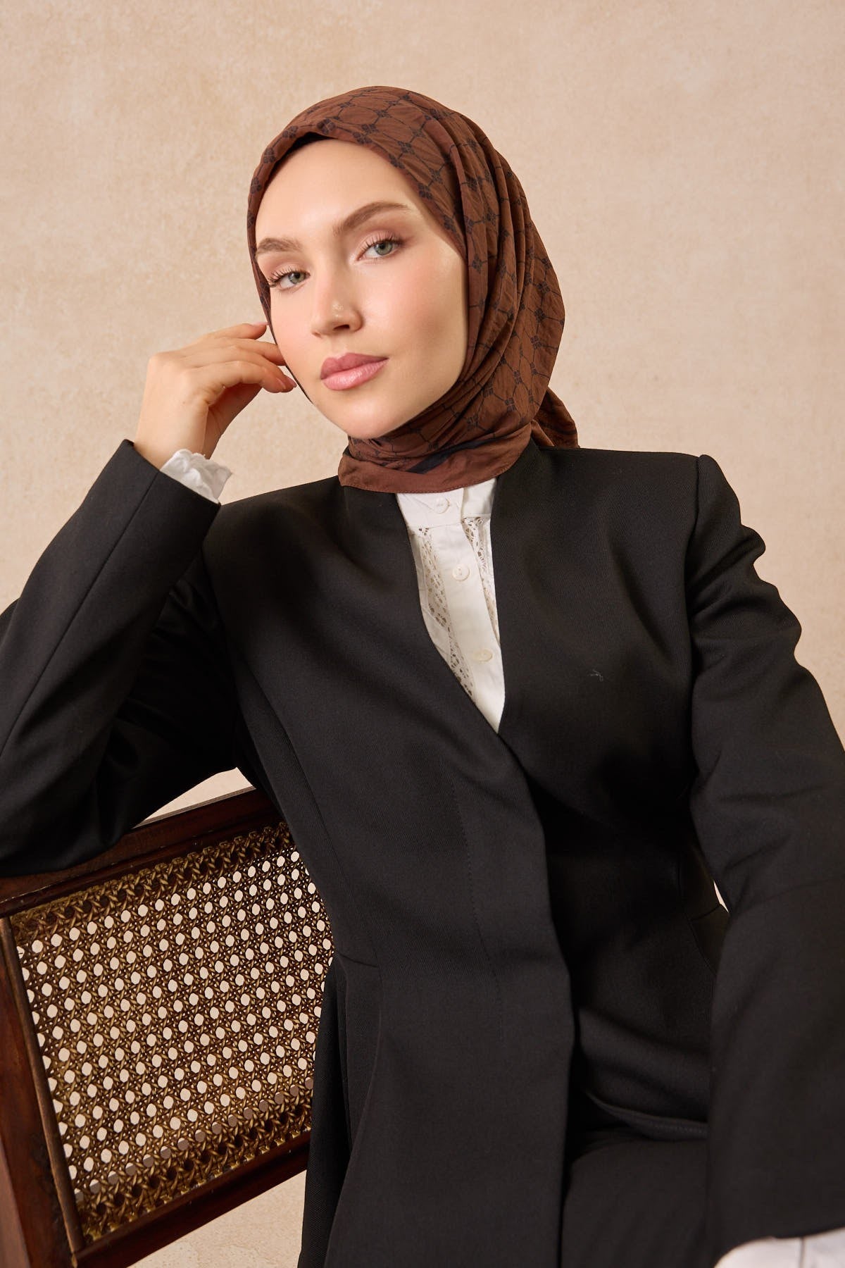 Silkhome Olinda Eşarp Çikolata Kahve