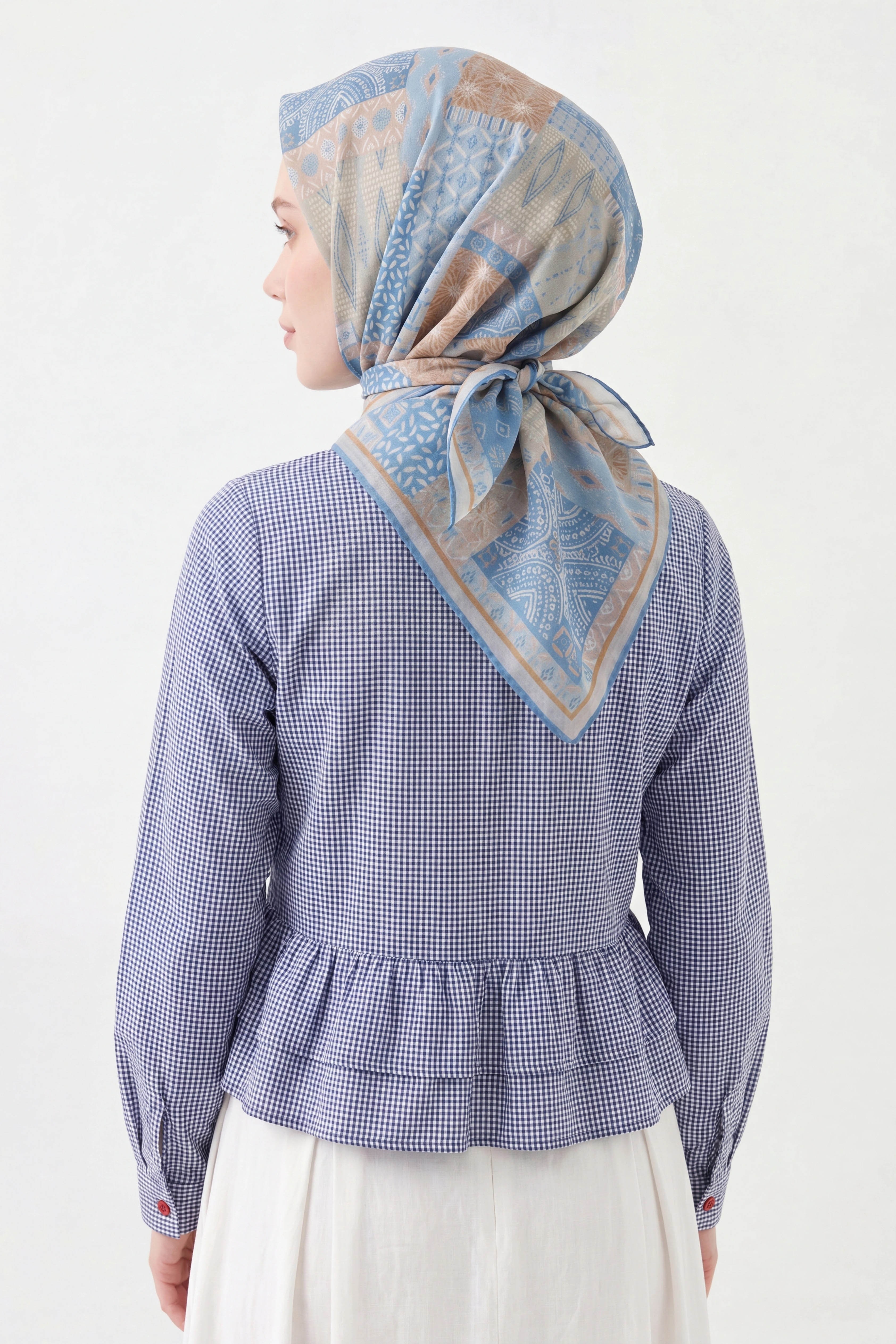 Soft Eşarp Authentic Bebe Mavisi