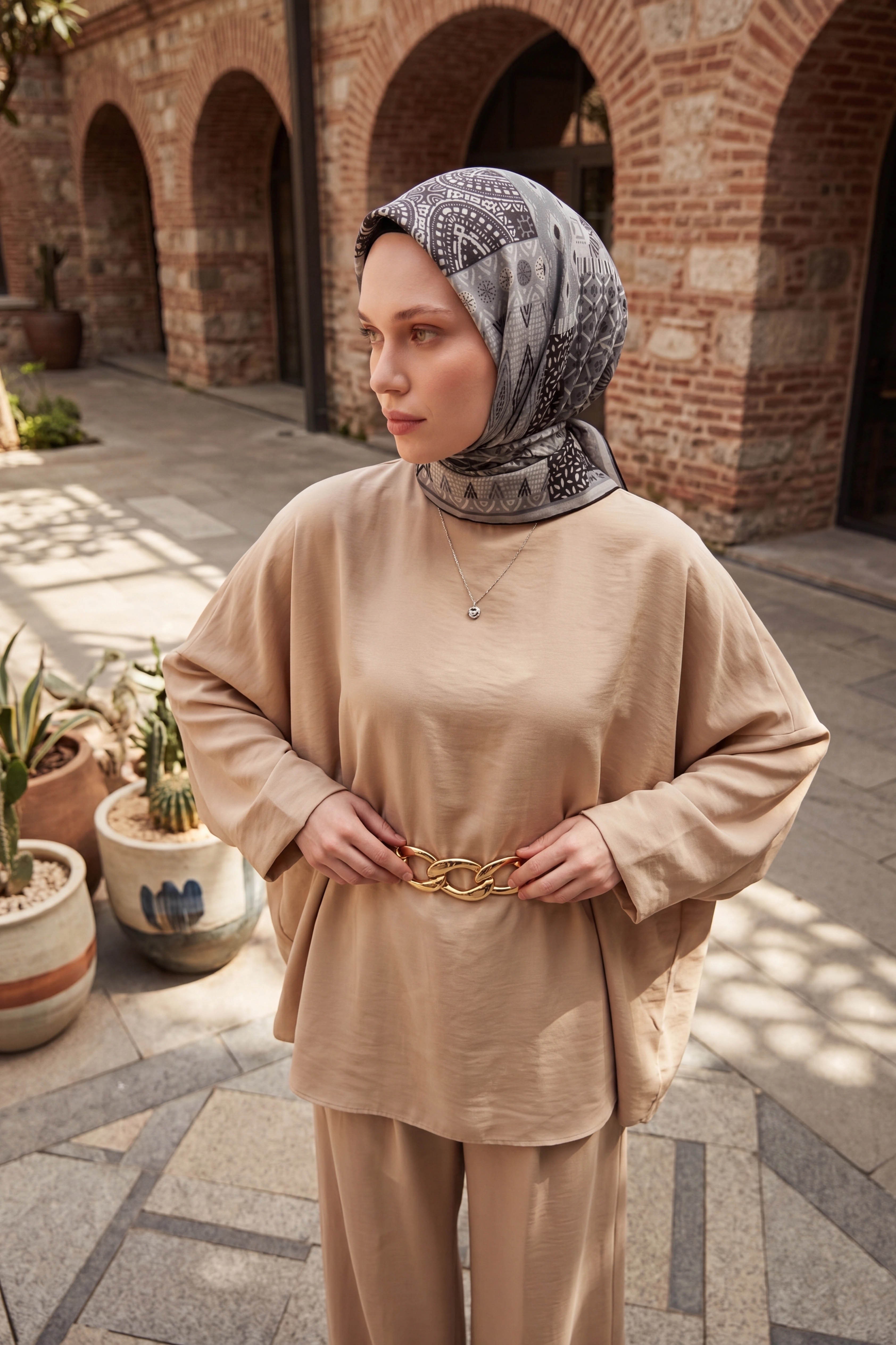 Soft Eşarp Authentic Siyah