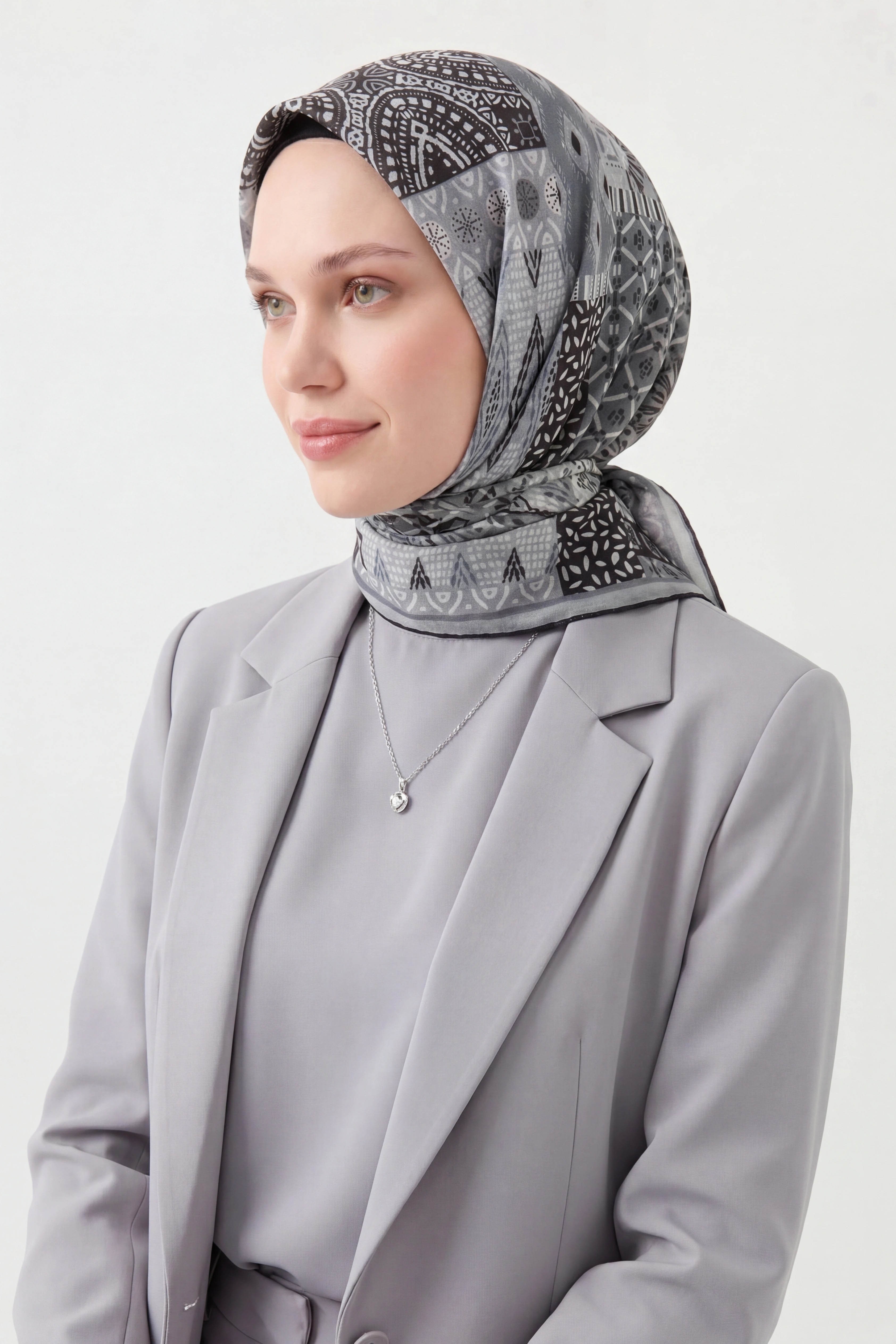 Soft Eşarp Authentic Siyah