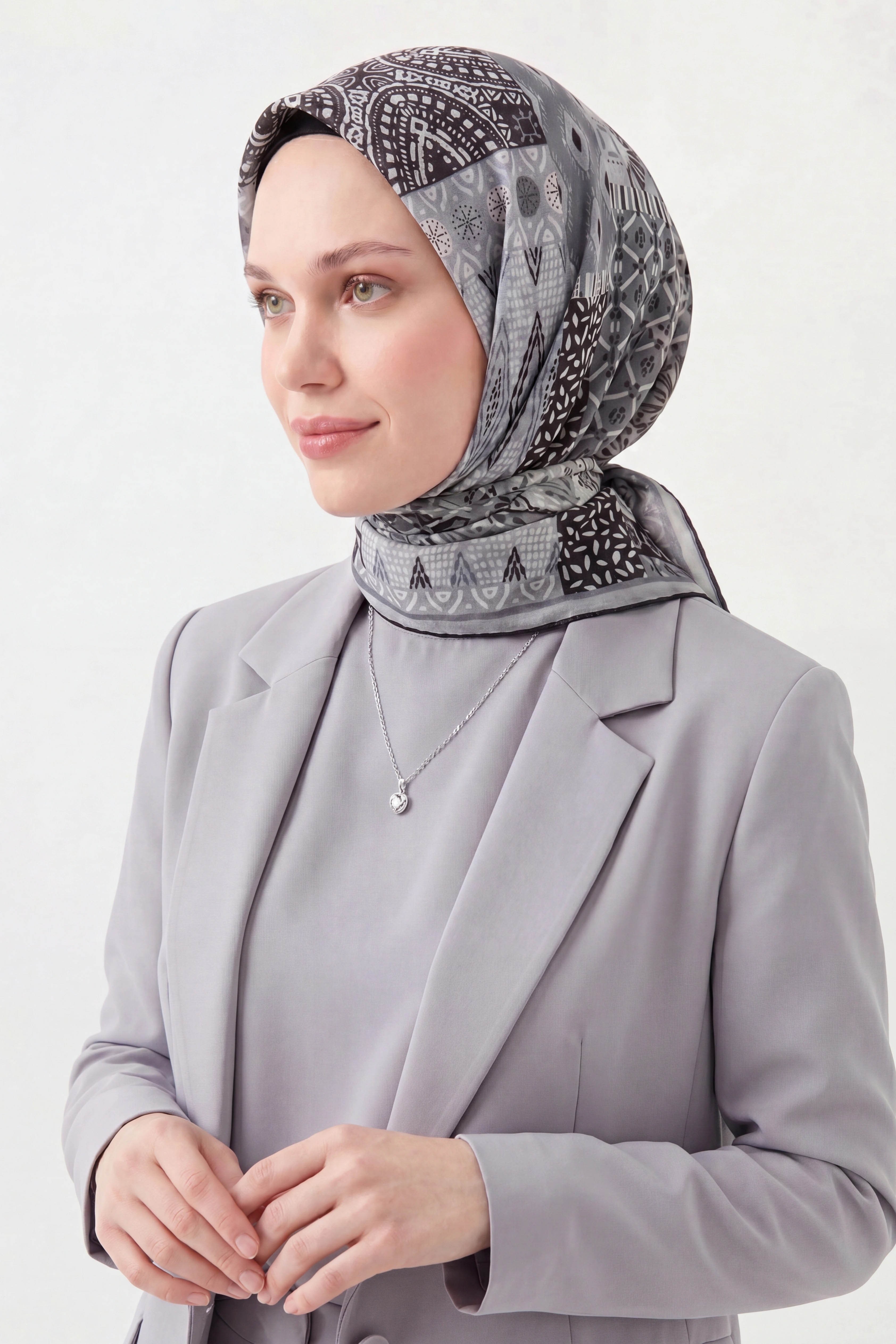 Soft Eşarp Authentic Siyah