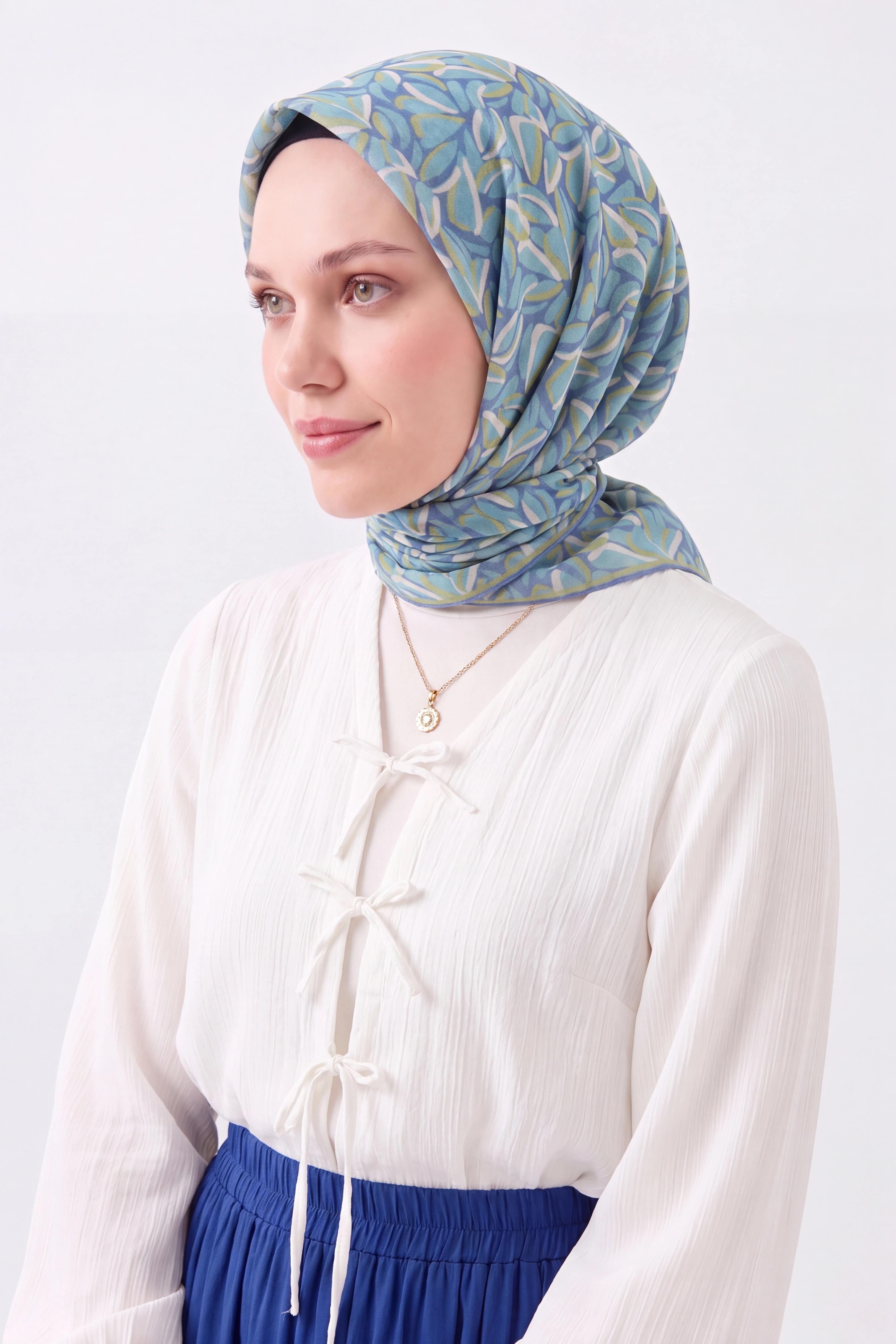 Soft Eşarp Çakıl Taşı Mor