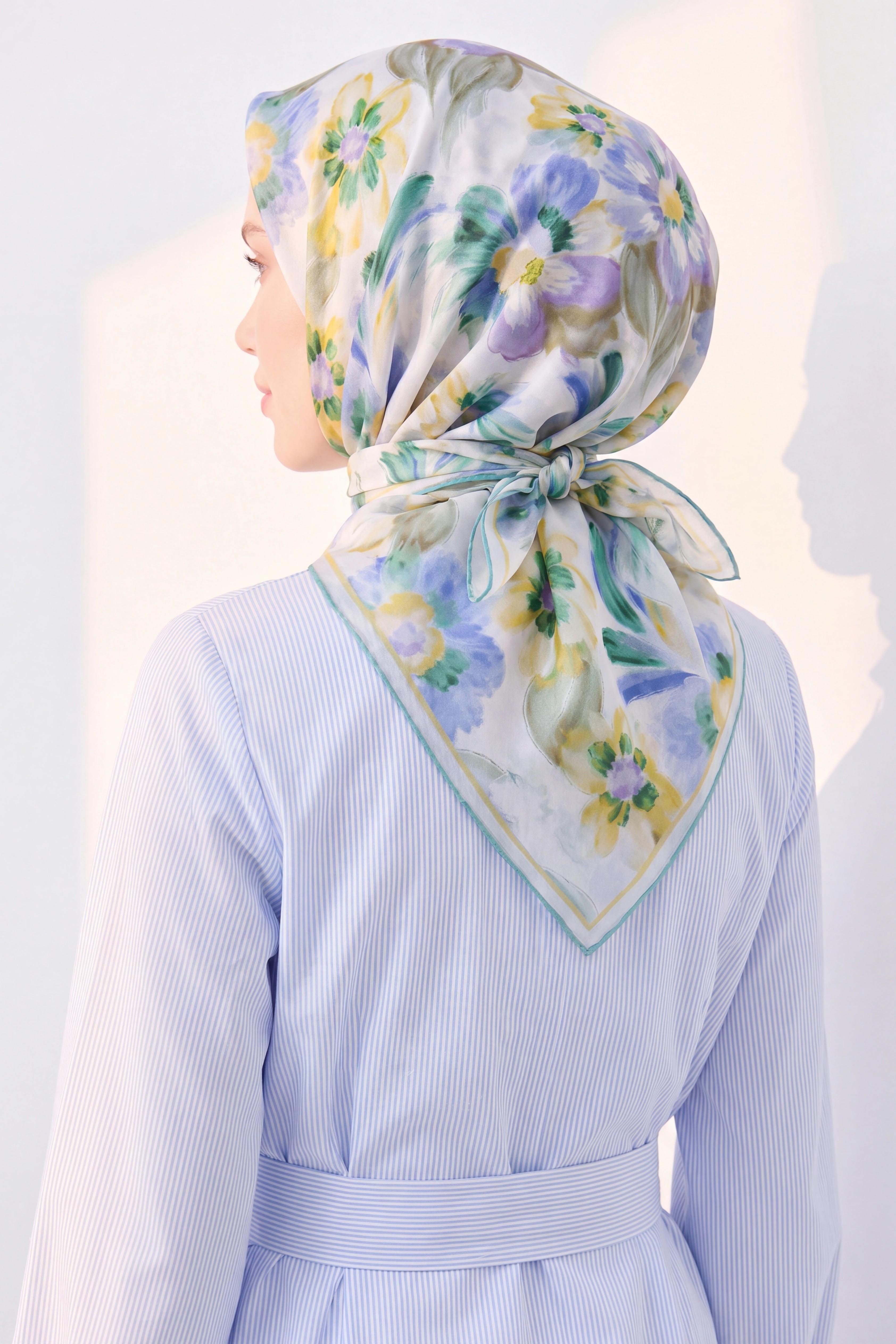 Soft Eşarp Fleur Lila