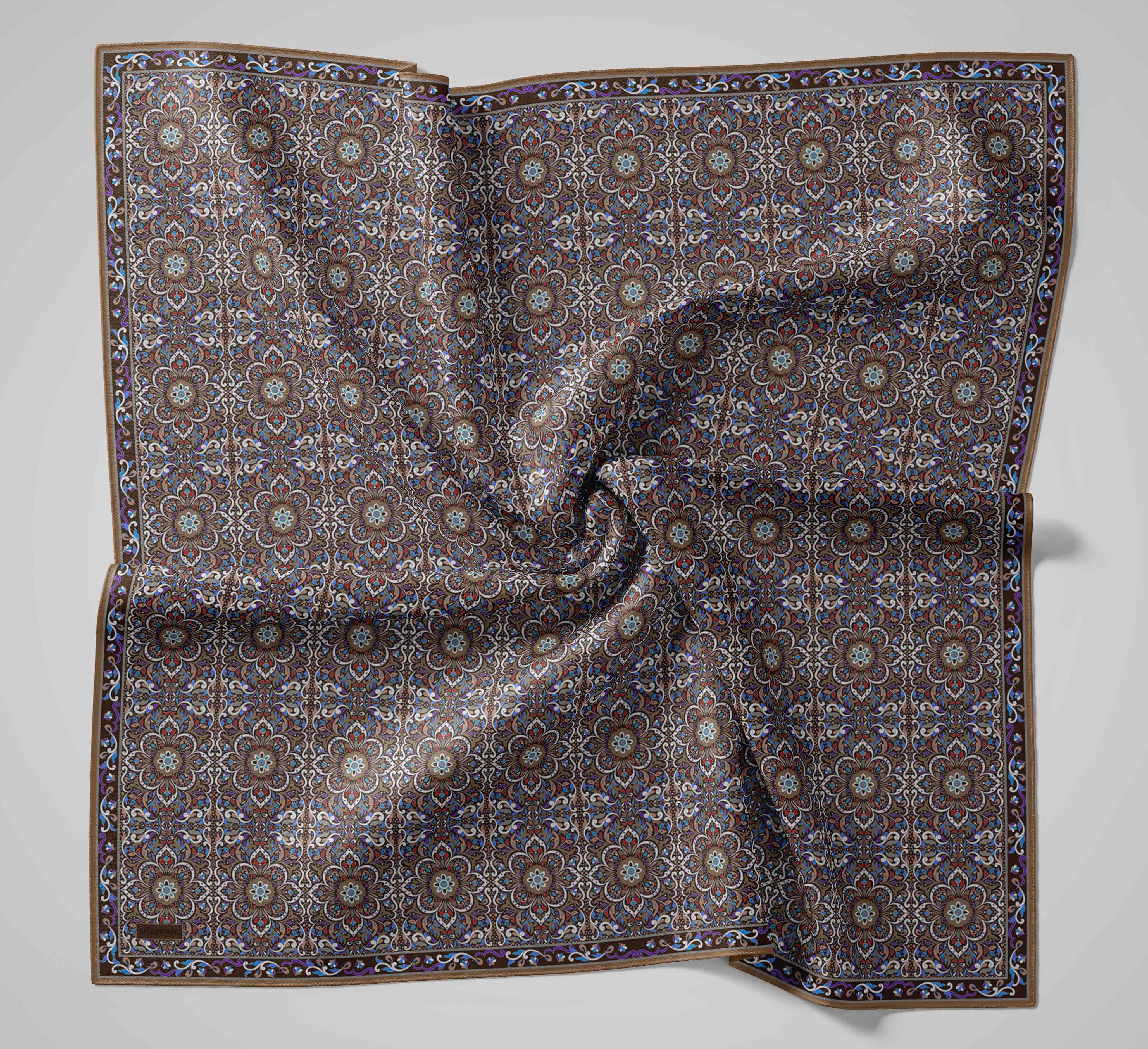 Soft Eşarp Kahverengi 90x90
