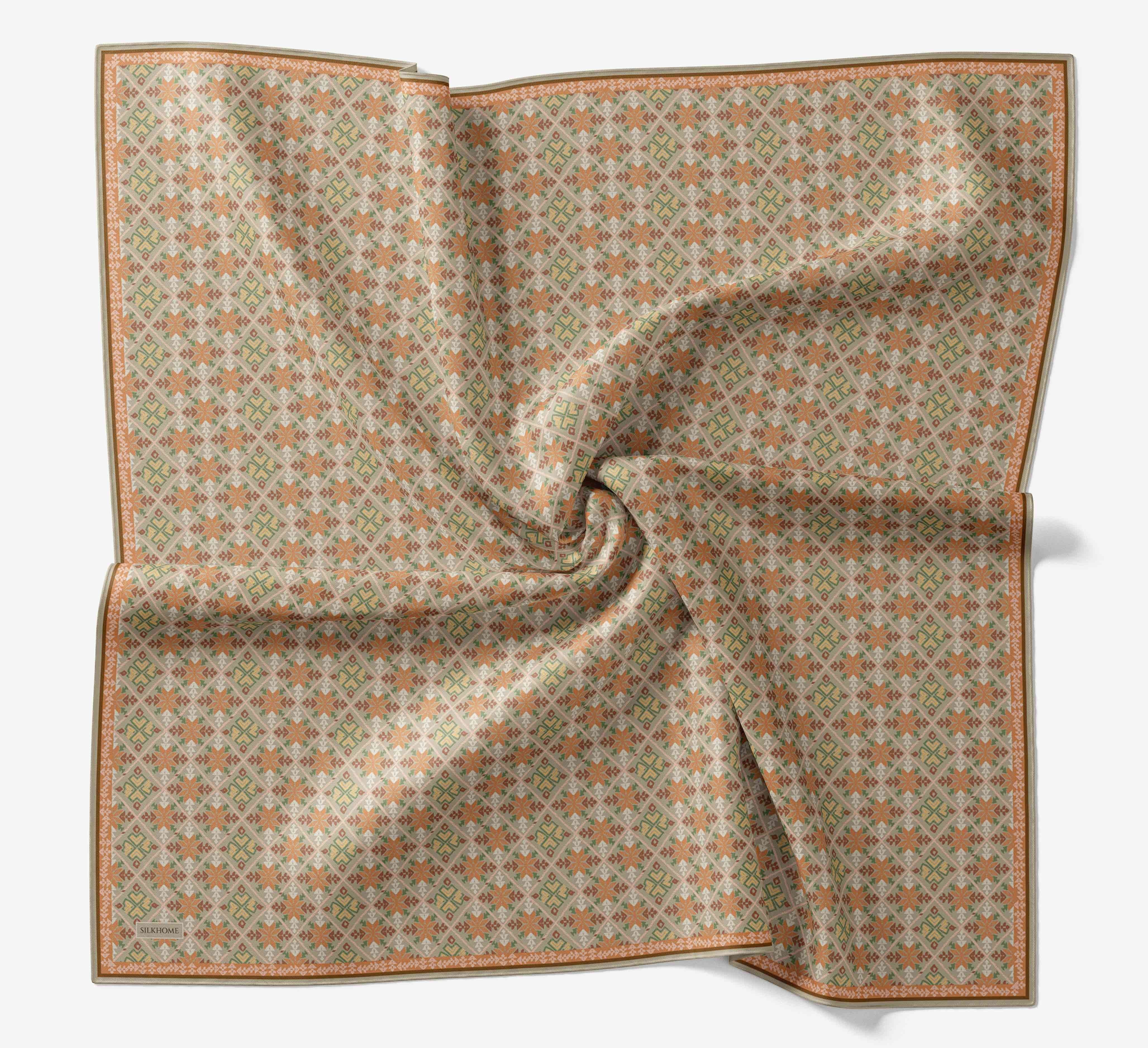 Soft Eşarp Minimal Motif Taş