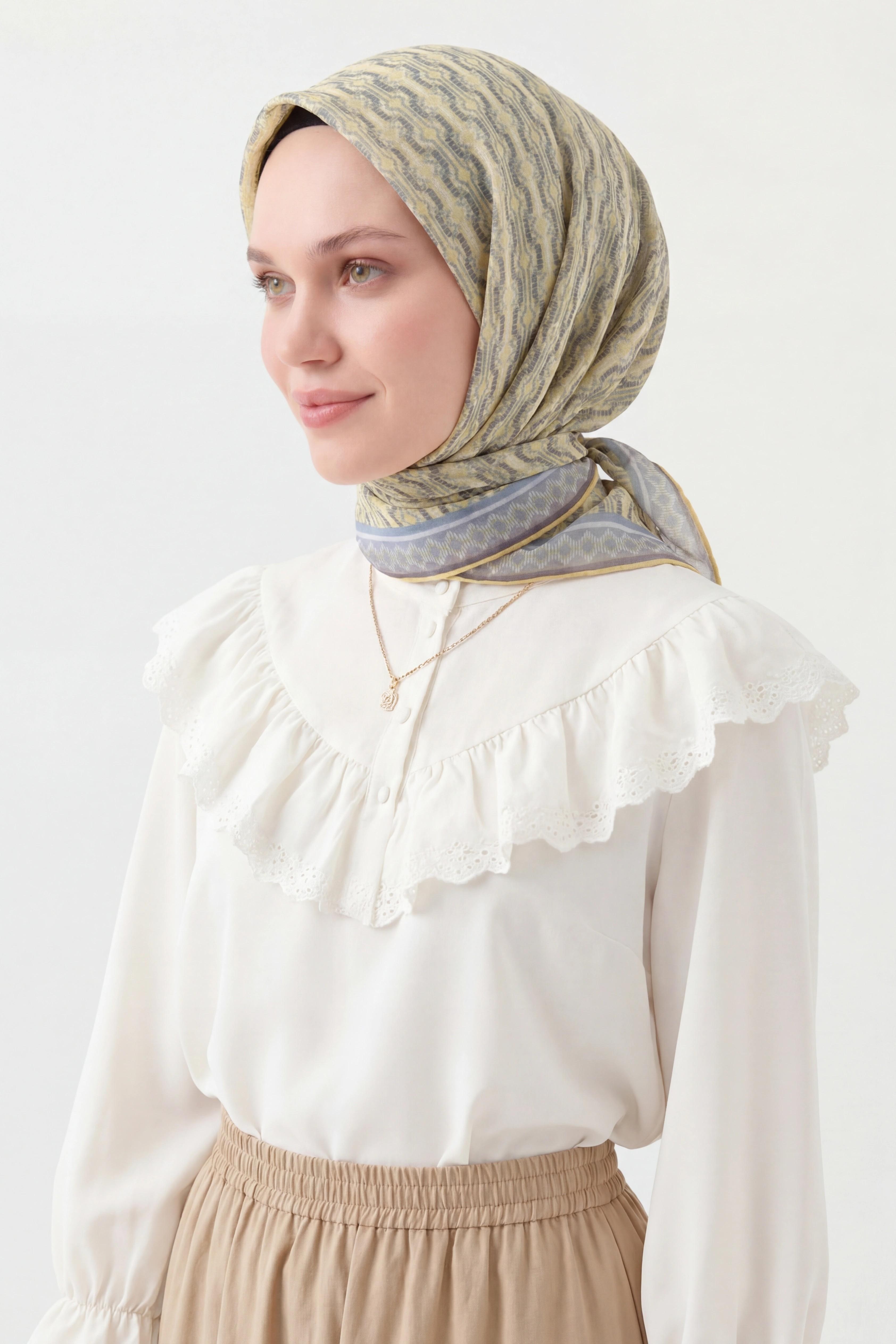 Soft Eşarp Pacman Sarı