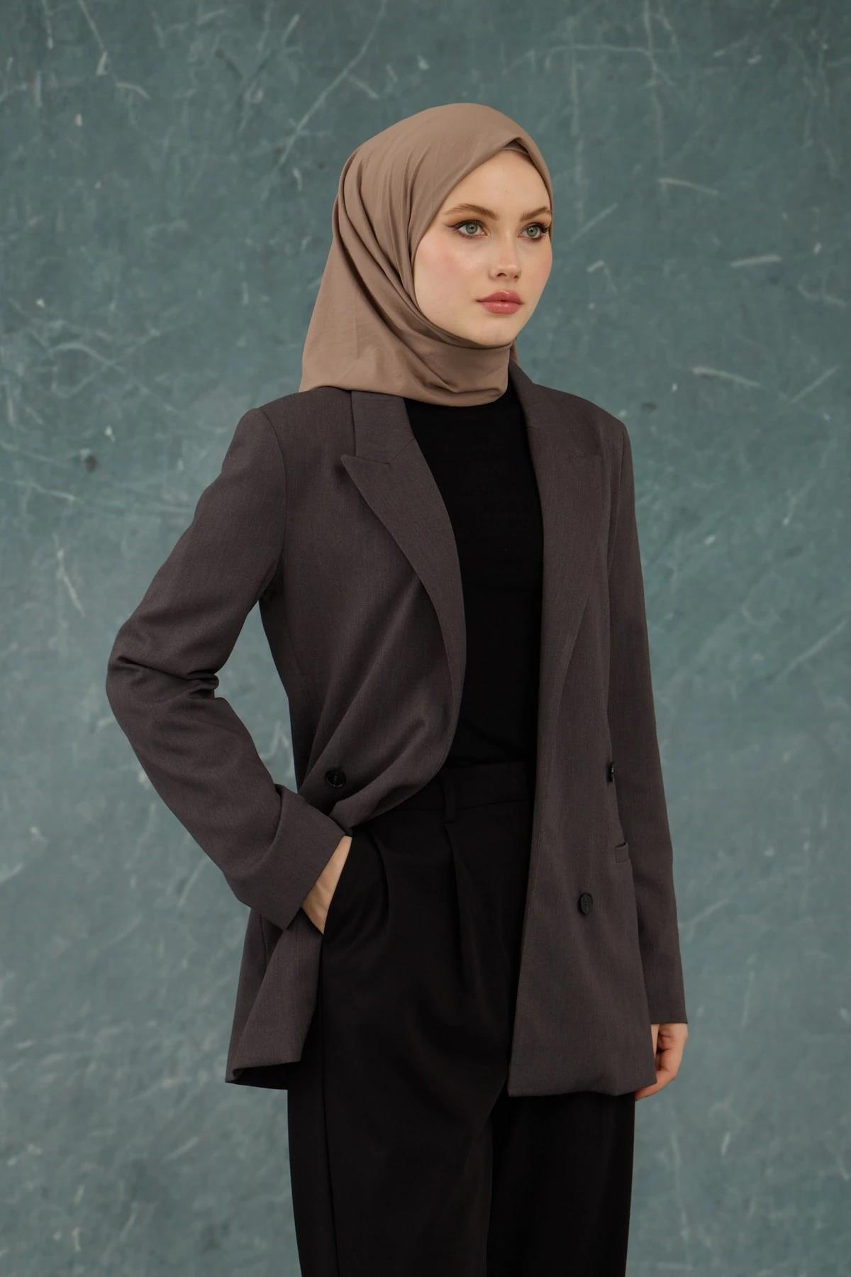 Sütlü Kahve Comfy Yok Eşarp - 10001-24