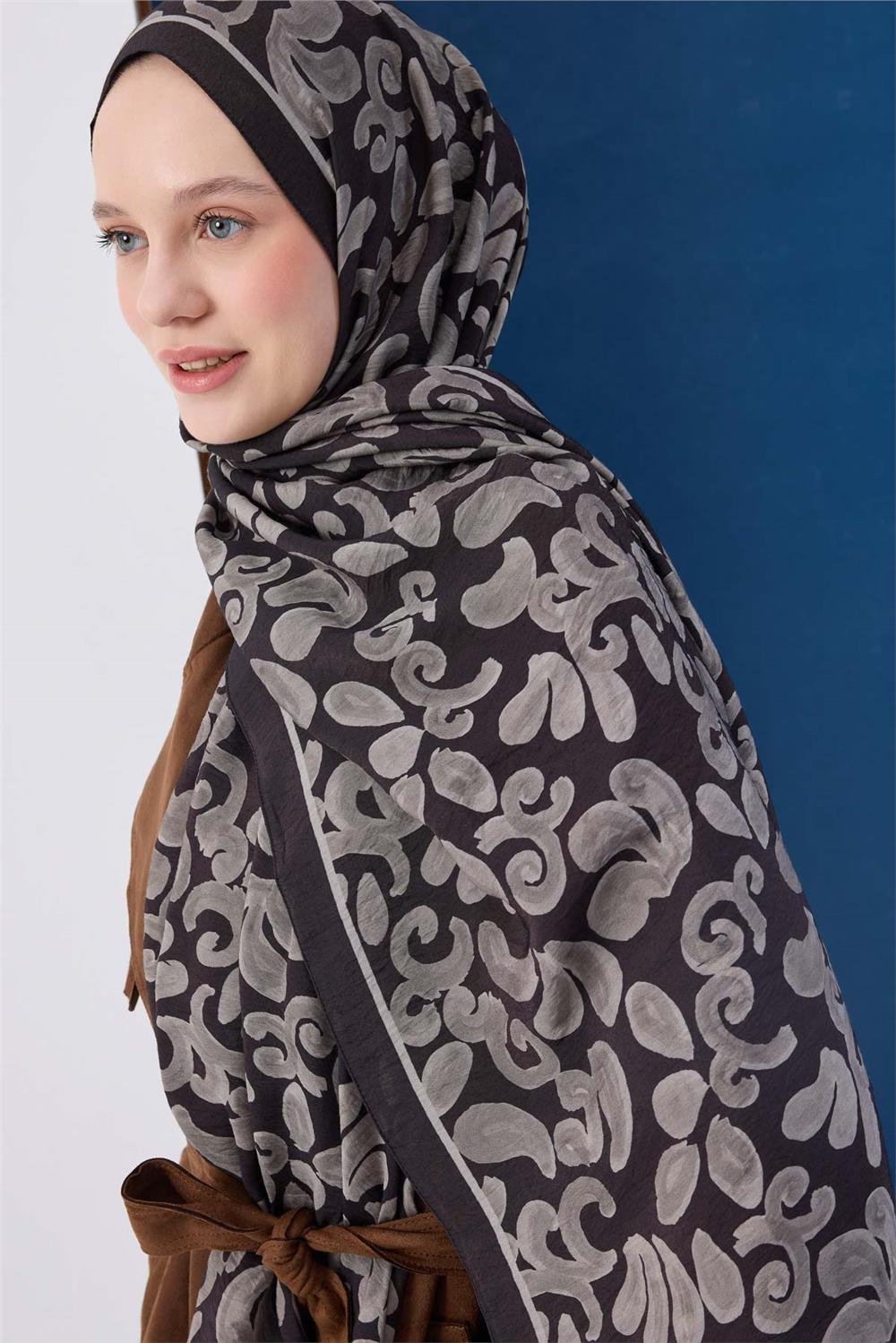 Urban Hours Harmony Siyah Mayda Şal 190x70