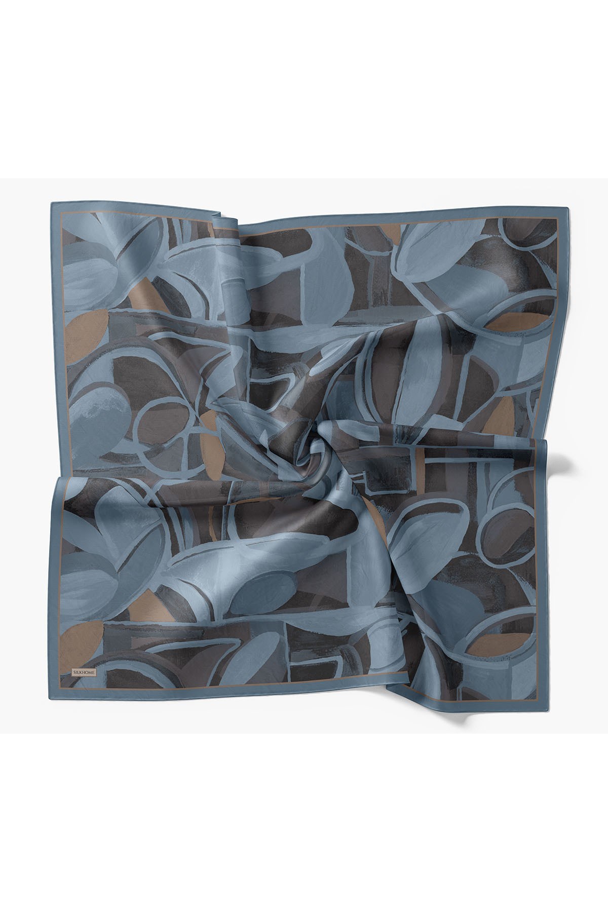 Velora Eşarp Abstract İndigo