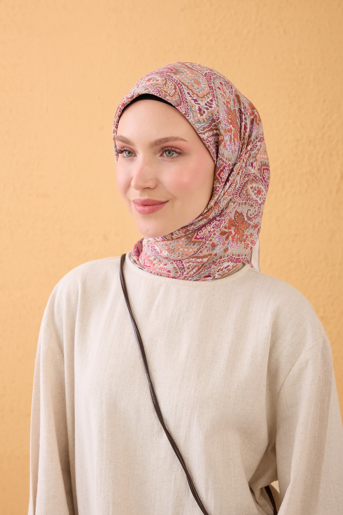 Velora Eşarp Vintage Paisley Somon