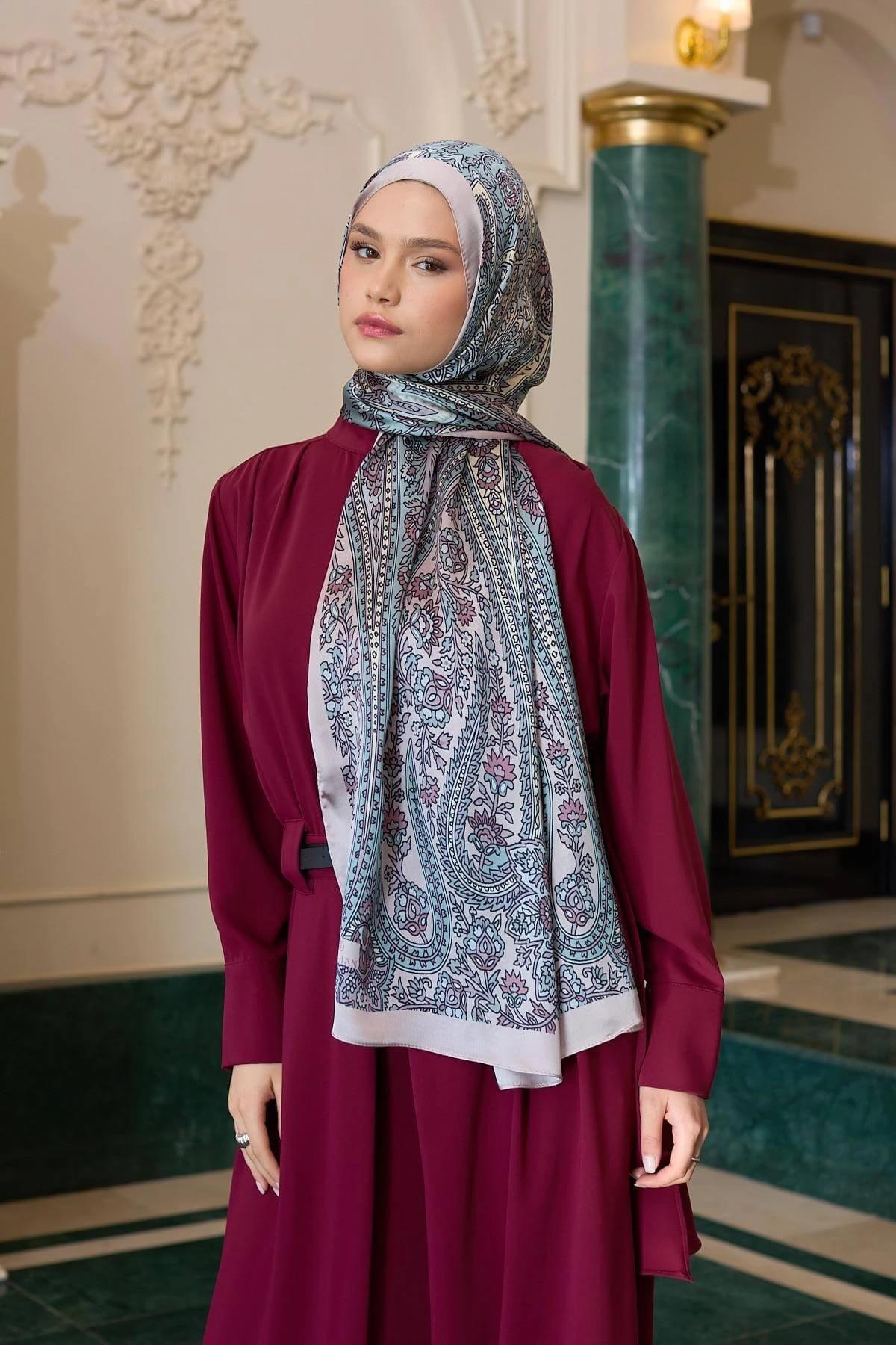 Vizon Hint Vual Şal - 5009-03