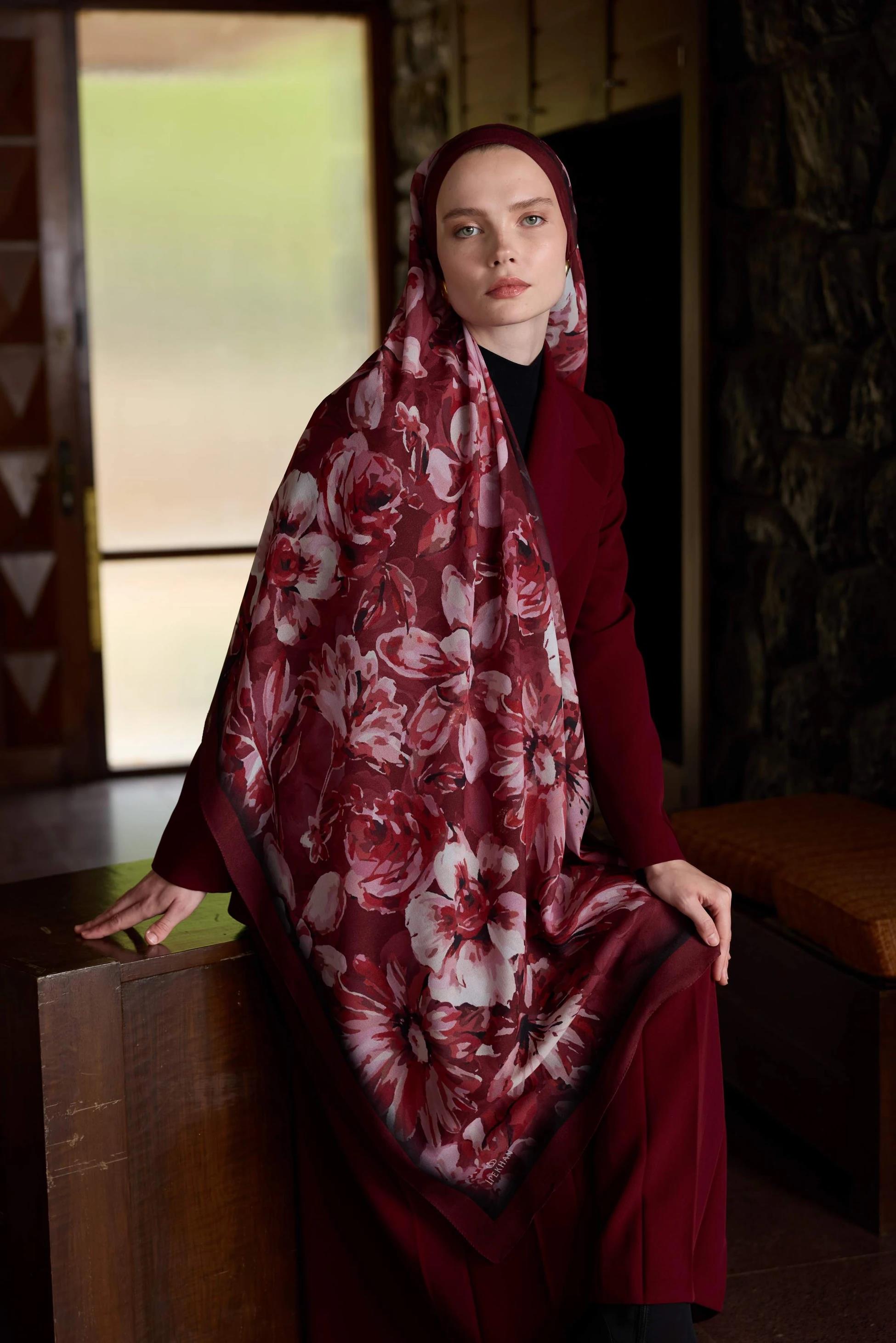 Winter Bloom Qupra Şal 30001