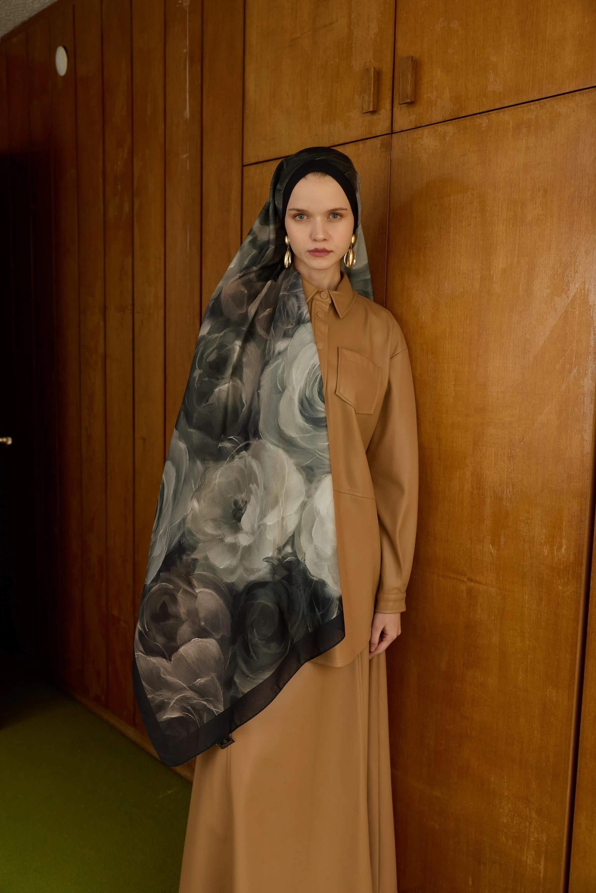 Winter Bloom Soft Şal 3068-10097