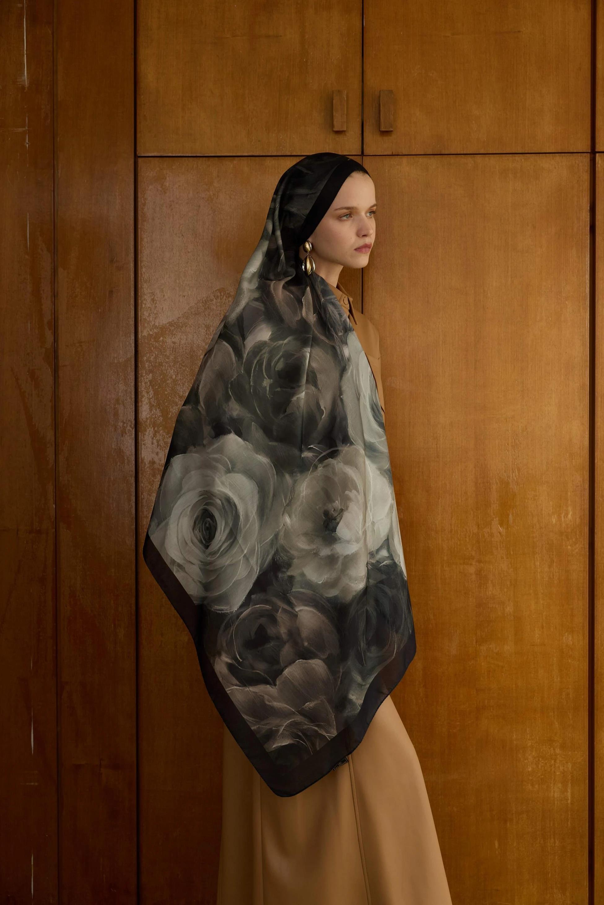 Winter Bloom Soft Şal 3068-10097