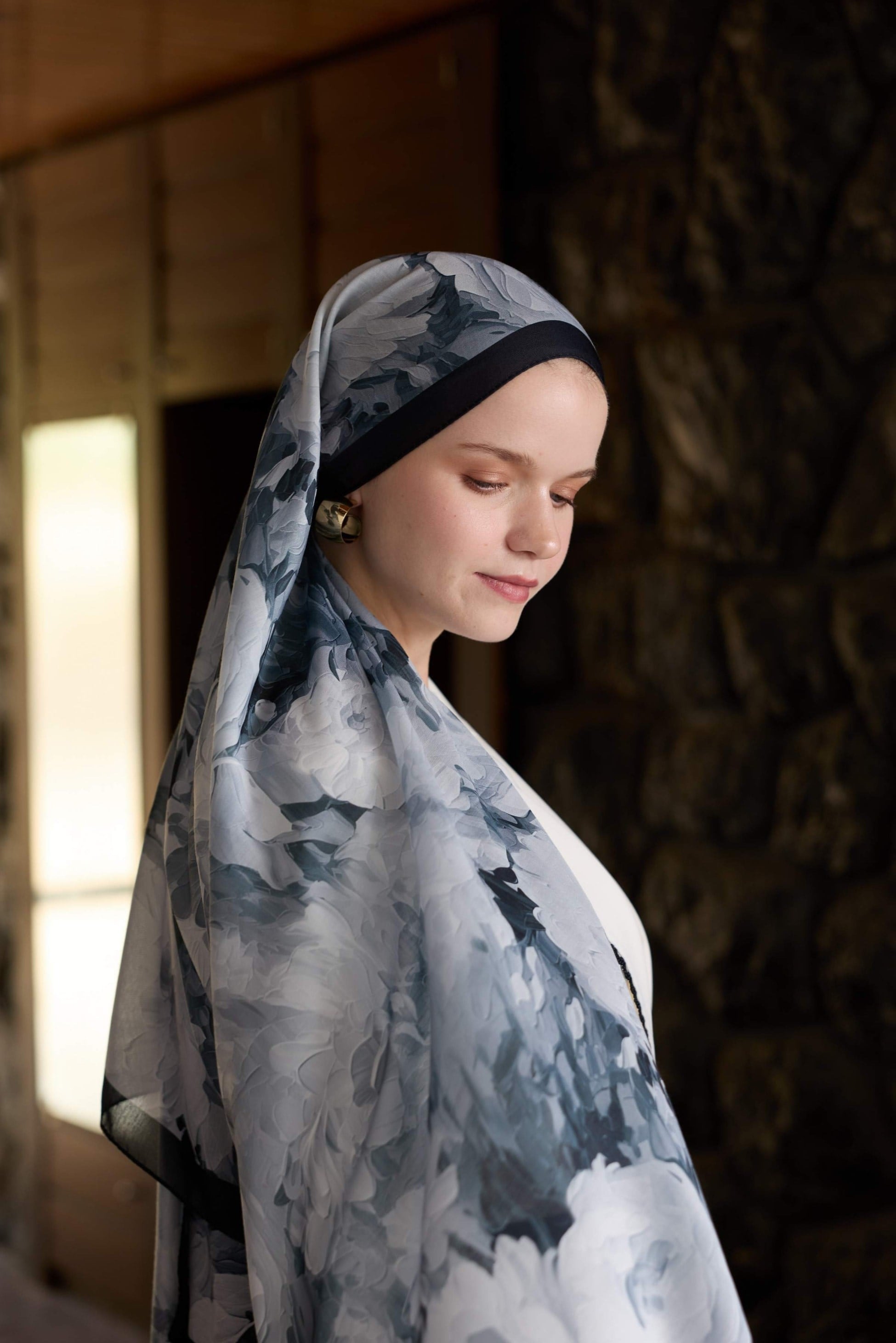 Winter Bloom Soft Şal 3069