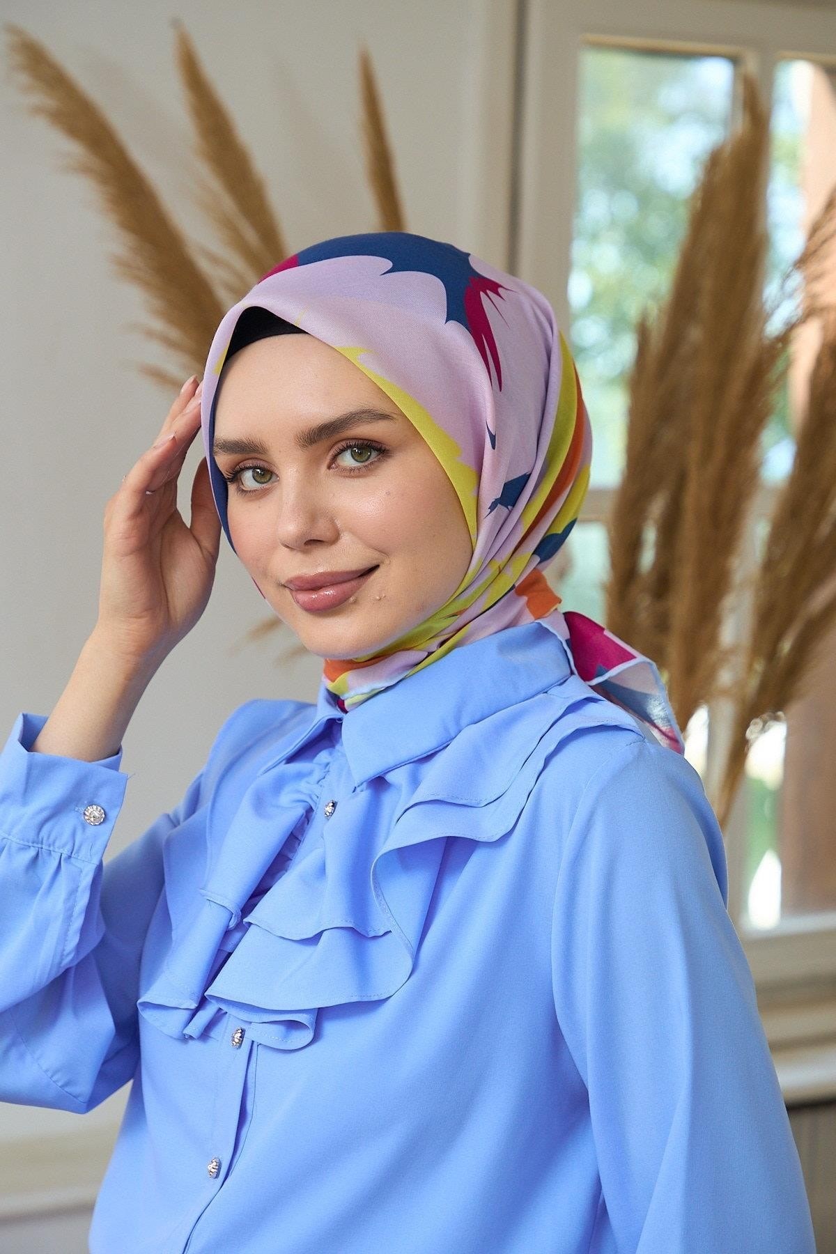 Yaz Işıltısı Koleksiyonu Soft Eşarp Pudra Turuncu 1189-07