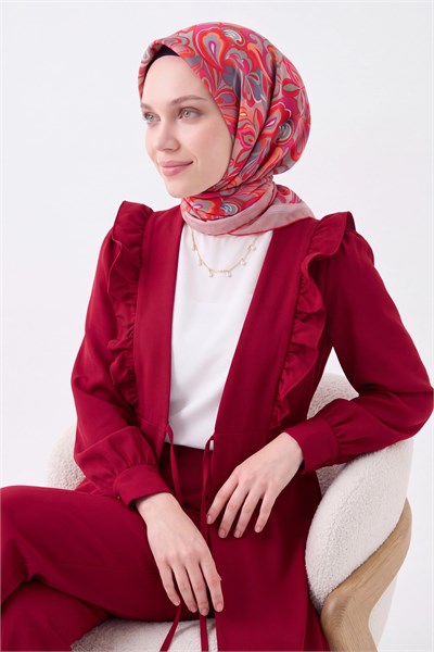 Velora Eşarp Aura Floral Narçiçeği
