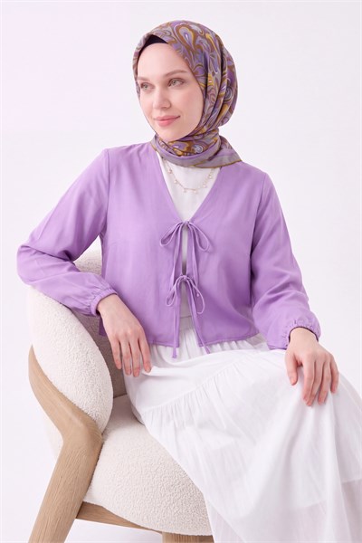 Velora Eşarp Aura Floral Koyu Gri