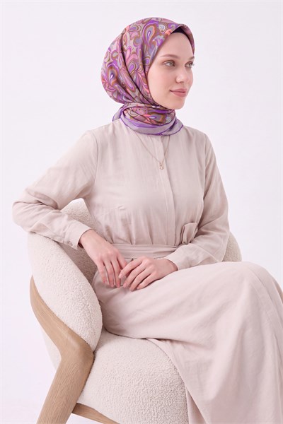 Velora Eşarp Aura Floral Tozpembe