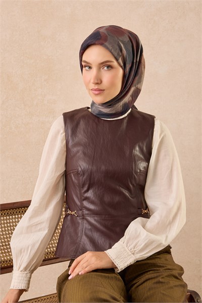 Velora Eşarp Watercolor Füme