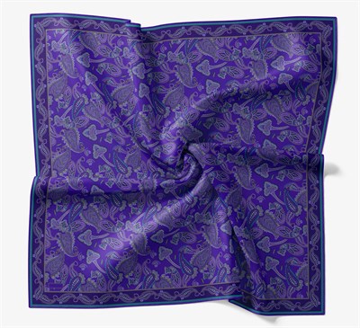 Soft Eşarp Şal Motif Morcivert