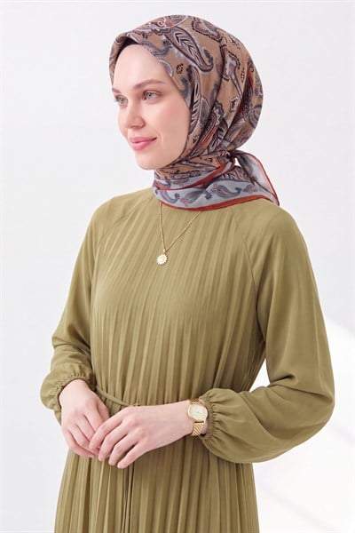 Soft Eşarp Şal Motif Karamel