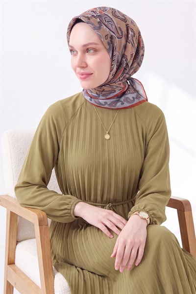 Soft Eşarp Şal Motif Karamel
