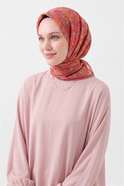 Soft Eşarp Autumn Bloom Fuşya