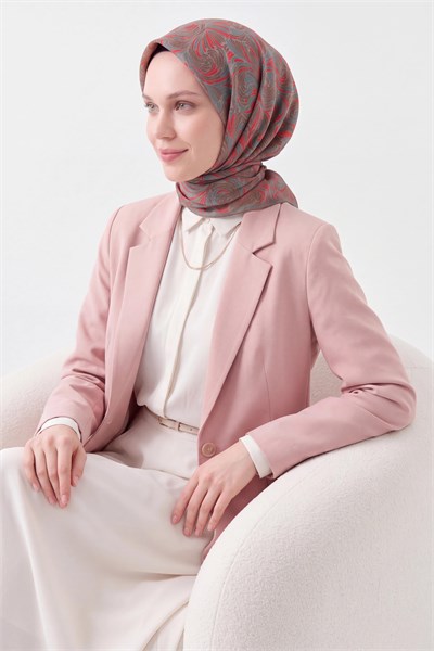 Soft Eşarp Vintage Flow Turkuaz