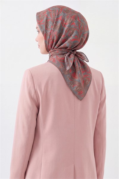 Soft Eşarp Vintage Flow Turkuaz