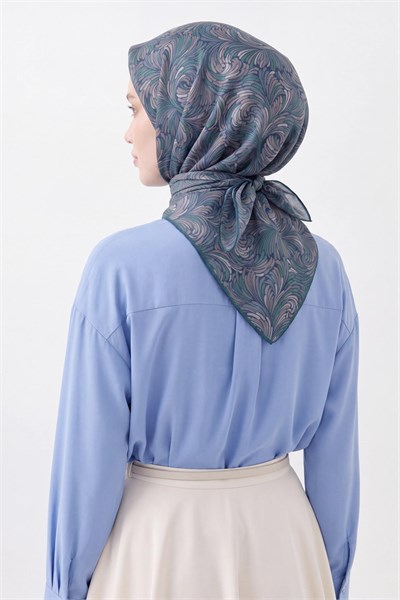 Soft Eşarp Vintage Flow Bebe Mavisi