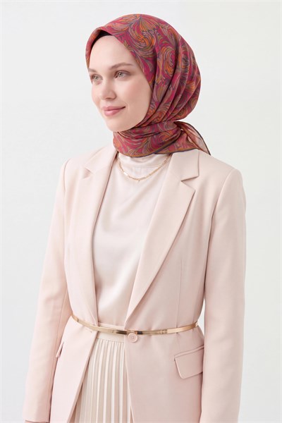 Soft Eşarp Vintage Flow Şeker Pembe