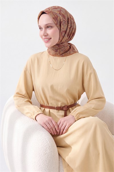 Soft Eşarp Vintage Flow Tarçın