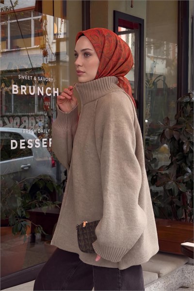 Soft Eşarp Vintage Flow Kiremit