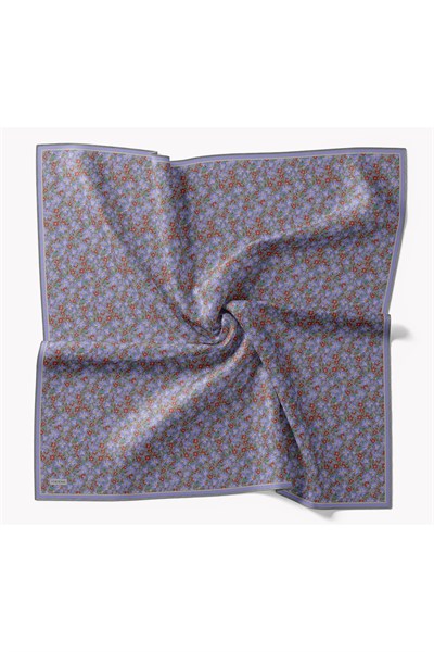 Soft Eşarp Mini Floral Lila