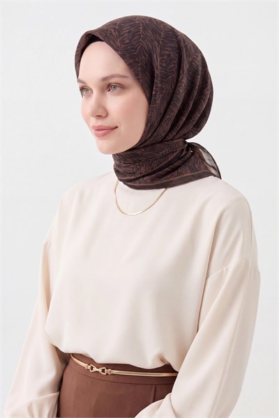 Soft Eşarp Petra Kahverengi