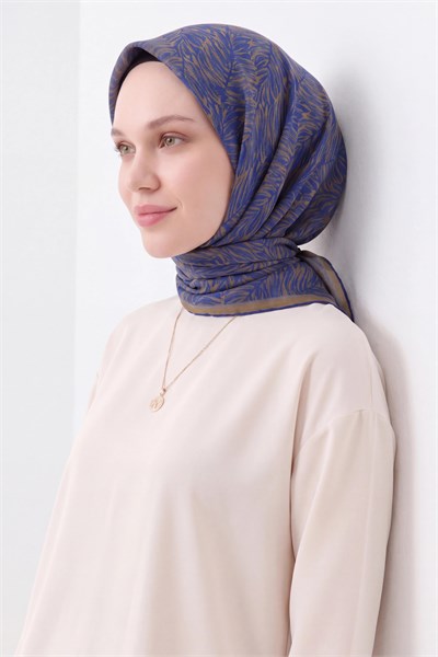 Soft Eşarp Petra Saks Mavisi