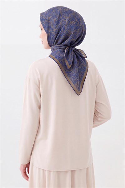 Soft Eşarp Petra Saks Mavisi